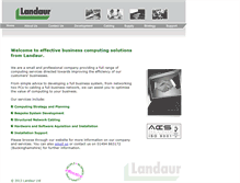 Tablet Screenshot of landaur.co.uk